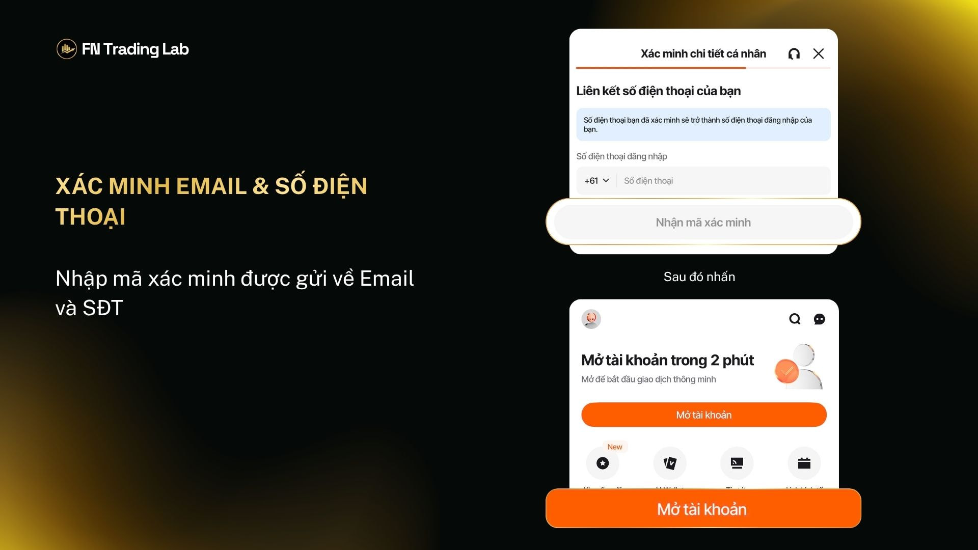 Xác Minh Email & Số Điện Thoại