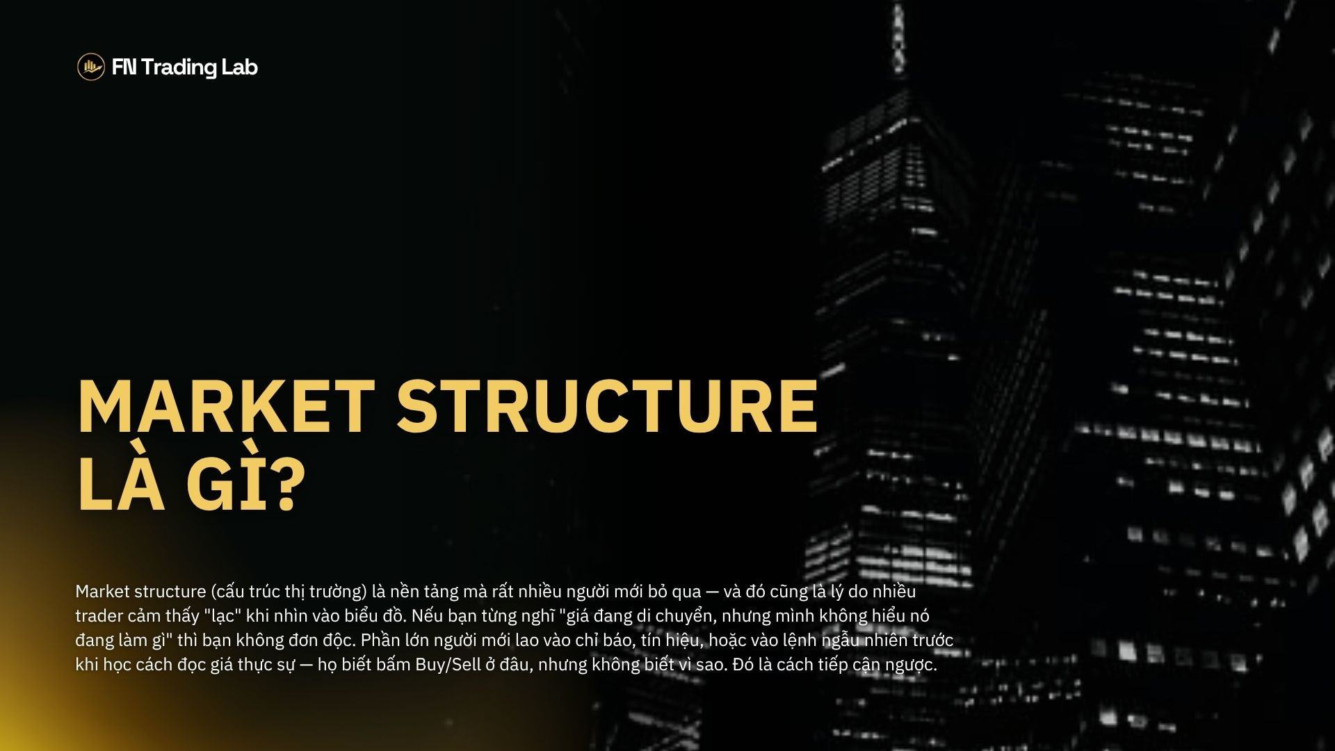 market structure trong forex 