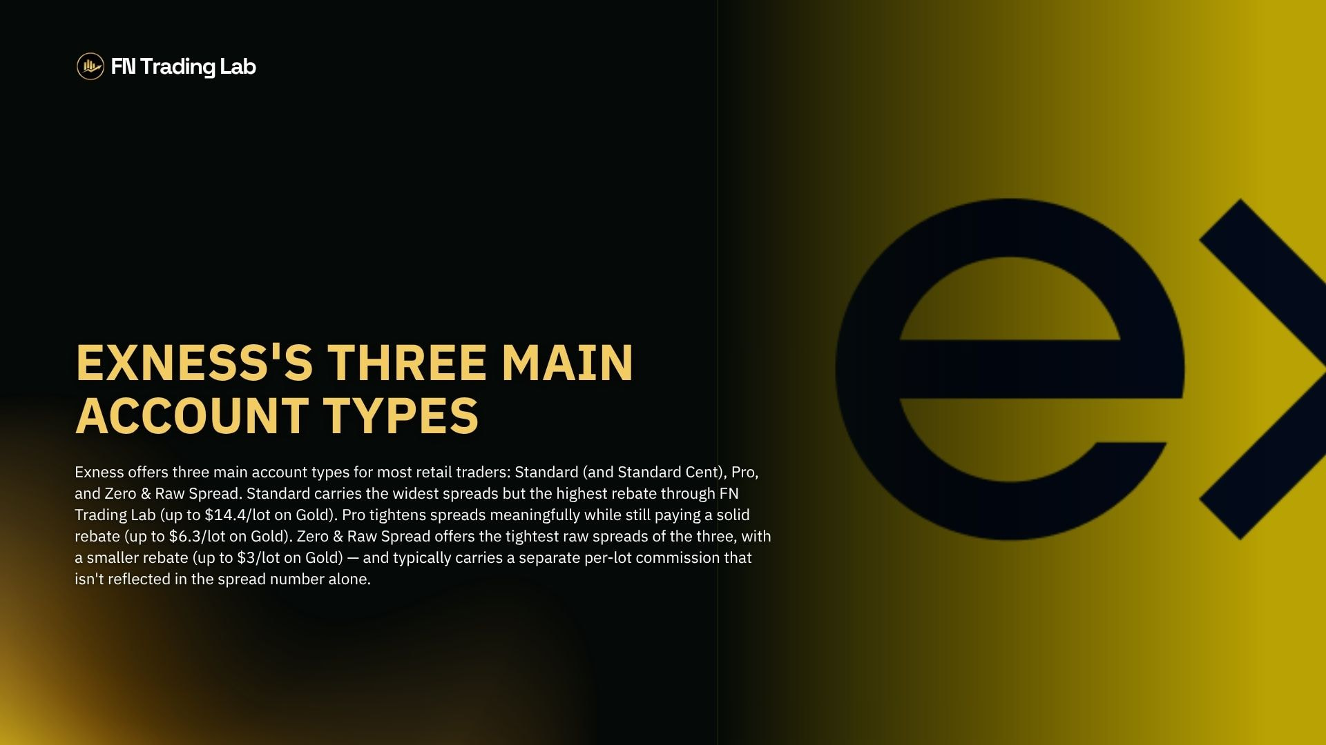 Exness account types explained
